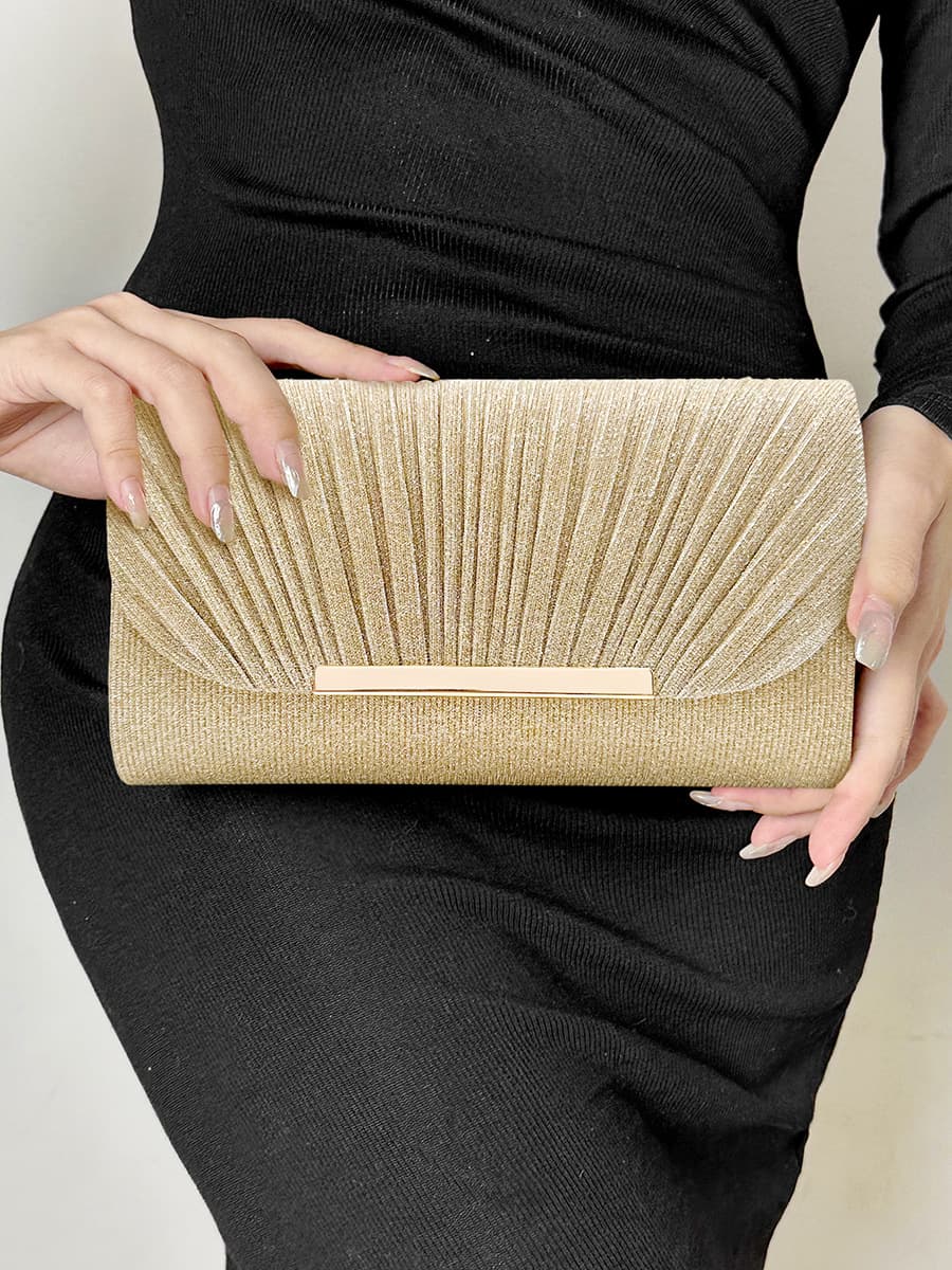 Pochette de soirée dorée LaRome